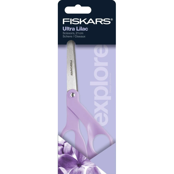 Fiskars universaalsed käärid 21 cm, Ultra Lilac