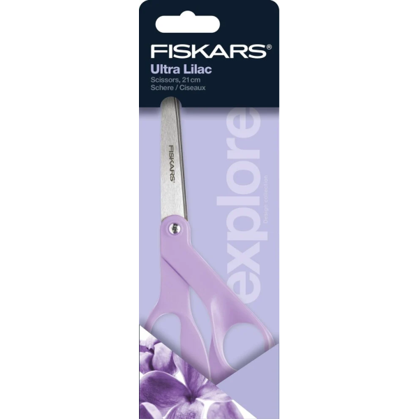 Fiskars universaalsed käärid 21 cm, Ultra Lilac