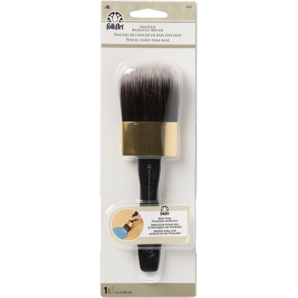 Pintsel akrüülvärvile Smooth Basecoat Brush 5 cm