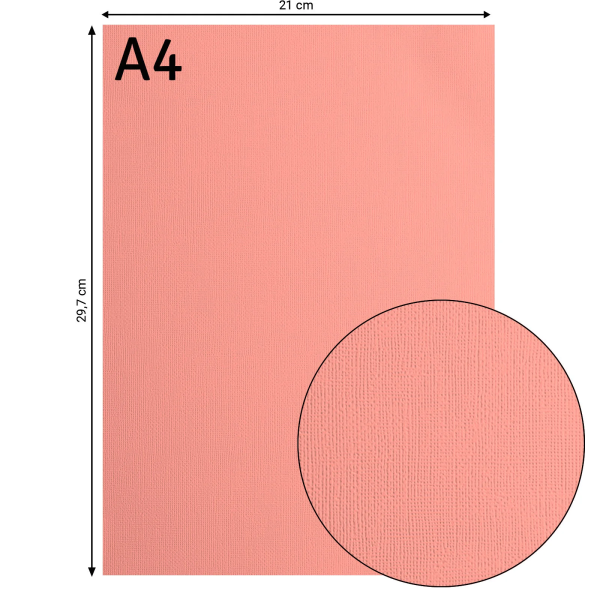 Tekstuurne kartong Dahlia, 216 g/m², A4